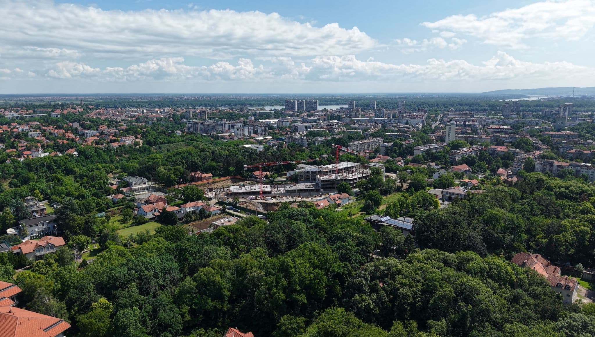 Panorama Beograda iz vazduha